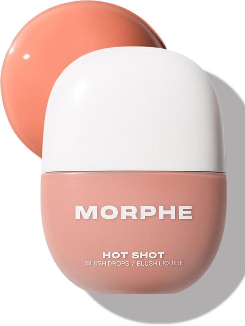 Morphe Hot Shot Blush Drops in Natural Heat Rosy Beige Liquid Blush Buildable